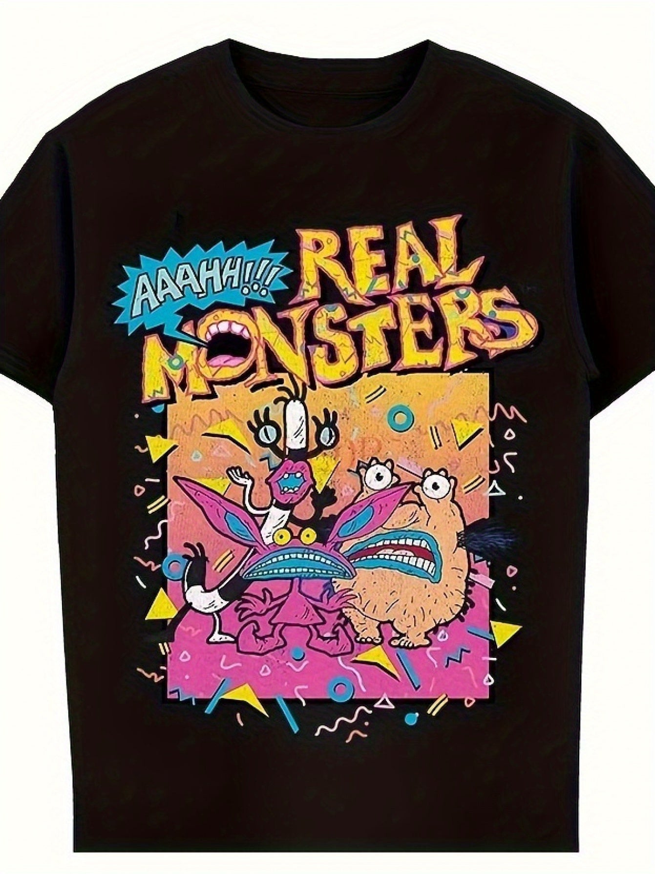 AAAHH!!! Real Monsters – 90s Cartoon Graphic T-Shirt